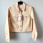Avec Les Filles  Denim Jacket Peach Ecru 8 Photo 3