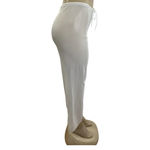 Zuliana white mesh size S/M tie waist pants Preowned Photo 2