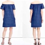 Madewell  Off the Shoulder Flannel Dress Photo 1
