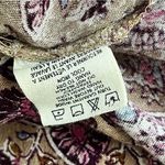 Billabong Women's Blouse Paisley 100% Rayon Boho Peasent Hippie Beqch Coastal M Photo 5