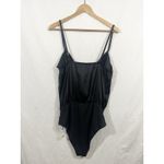 Cider Cowl Neck Cami Bodysuit Black NWOT  Size 0XL Photo 1