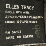 Ellen Tracy Women's wool blend Tan and Gray Coat Size 2 Photo 4