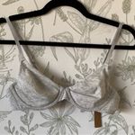 SKIMS  Cotton Jersey T-Shirt Underwire Bra‎ Light Heather Grey Size 34C Photo 3