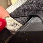 Dolce & Gabbana  Black and White Slip-On Shoes size 38.5 Photo 8