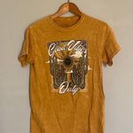Cold Crush  Mustard Yellow Graphic Tshirt Size Small Photo 0