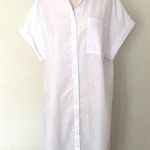 ✅Nwt Koandaily White Lightweight Short Sleeve Shirt Dress Sz M Size M Photo 0