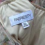 Faeriesty Ruched Bustier Ruffle Trim Hem Floral Print Tube Corset Dress 5X Photo 9