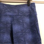 Tuff Athletics  blue geometric print athletic leggings women’s medium stretch Photo 1