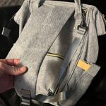 Diaper Bag Backpack Baby Bag Gray Photo 1