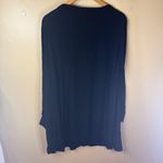 Madewell  2X Women's Heather Long-Sleeve Button-Front Shirt Dress in‎ Black SP21 Photo 9