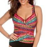 MiracleSuit Sz 14 Escape Night Lights One Piece Swimsuit Beach Sexy Vibrant EUC Photo 0