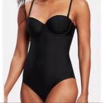 Old Navy Black Padded Underwire One Piece Swimsuit Size M Photo 0