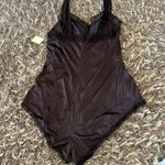 Vintage new with tags night romper slip by Jenelle of California size 32 black Photo 5