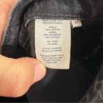 Helmut Lang  NWT Black Cut Off Short in Worn Tinted Black Size 25 Photo 4