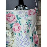 negligee nightgown satin floral pink cream green lace Size 2X Photo 7