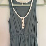 Papaya  Teal and White High Low Dress Photo 1