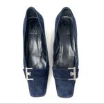 Joan & David blue suede flats, size 8.5 Photo 2