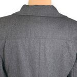 Vintage Giorgio Sant’Angelo Gray Wool Blazer Jacket Structured Tailored Minimal Size M Photo 3