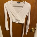 Pretty Little Thing Wrap Around Low Cut Top Photo 0