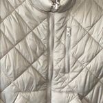 Zella Womens Full Zip Crop Nylon Quilted Lightweight Puffer Vest Size Small Photo 3