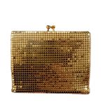 Vintage 50’s Duramesh Gold Glam Wallet Clutch with Dustbag Photo 10