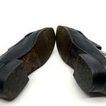 L'ARTIGIANA VIAREGGINA Black Leather Horsebit Loafers Women's 5.5 US Photo 7