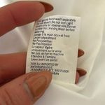 Elliatt Anthropologie  White Floral Appliqué Dress Size Small Bridal Bachelorette Photo 12