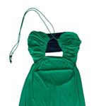 STAUD  Kanha Reversible Mesh Halter Dress Clover Green Deep Sea Blue Maxi Dress Photo 4