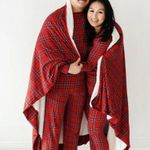 Little Sleepies Women’s red plaid pj top XL Photo 2