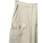 Eleventy Platinum Beige Linen Pleated Knee Length A Photo 5