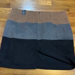 Amanda & Chelsea  Womens XL Black Brown Gray Wool Blend Lined Mini Skirt Workwear Photo 3