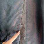 Vintage Cortefiel Leather Trench Coat Womens Brown XL Double Breasted Belted Photo 10