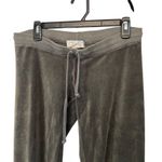 Juicy Couture  Womens Olive Green Velour Drawstring Pants S Photo 1