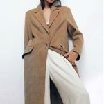 ZARA  rustic straight cut coat LIMITED EDITION Photo 0