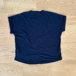 Splendid  - Crew Neck Short Sleeve Tee in Navy Blue Photo 2