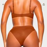 SKIMS Naked Plunge Bralette Bronze M-DD Photo 3