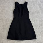 Armani Exchange Black Mini Dress a line quilted low back classic LBD Photo 1