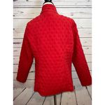 NTCO Nomadic Traders Quilted full zip jacket Large Lined Red Christmas Puffer Photo 3