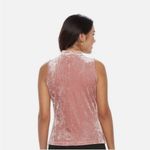 Candie's  Pink Velvet Choker Tank top in Size S Photo 13