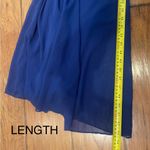 Enfocus Studio  Monochrome Zigzag maxi Dress with vibrant blue bottom woman’s 10 Photo 3