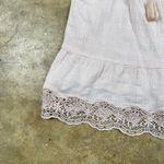 Gap Women’s Flutter Sleeve Crochet Lace Smock Top Blouse Size Small Pink Photo 3