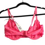 Aerie Smoothez by  Bra Balconette Sheer Mesh Unlined Underwire Pink 34D Photo 1