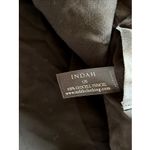 Indah  Clothing Classic Solid Black Tassel Tencel Swim Coverup Wrap Sarong O/S Photo 3