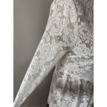 Lace white tan dress size small Pink Photo 4