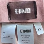 Reformation  Chamomile Wrap Maxi Dress Blush Pink Cap Sleeve XS EUC Photo 4