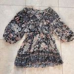 Spell & The Gypsy Floral Dress Longsleeve Sz Medium Black Photo 0