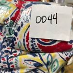 CHAPS  size L floral 100% cotton button front blue . Photo 3