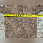 BKE  Buckle lightweight cheetah animal print jacket size XS tan brown Photo 9