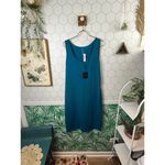 St. John  Collection Studded Wool Blend Dress in Baltic Blue - Size - 12 - NWT Photo 7