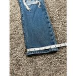 Levi's levi’s premium denim wedgie straight button fly distressed ripped jean womens 25 Photo 7